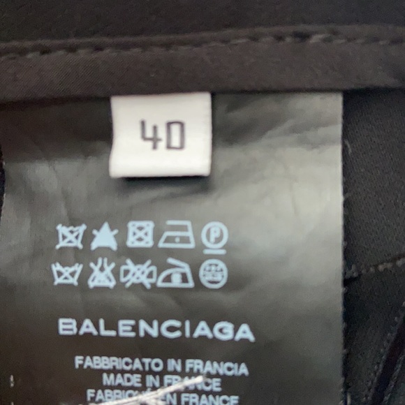 BALENCIAGA Wide Leg PANTS medium size US8 FR40 - Picture 5 of 6